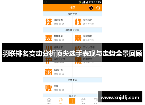 羽联排名变动分析顶尖选手表现与走势全景回顾