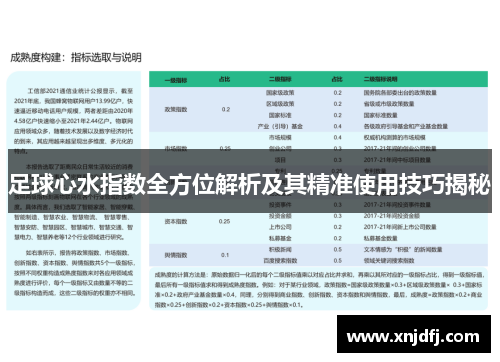 足球心水指数全方位解析及其精准使用技巧揭秘